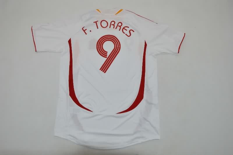 Thailand Quality(AAA) 2006 Spain Away Retro Soccer Jersey