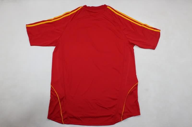 Thailand Quality(AAA) 2008 Spain Home Retro Soccer Jersey