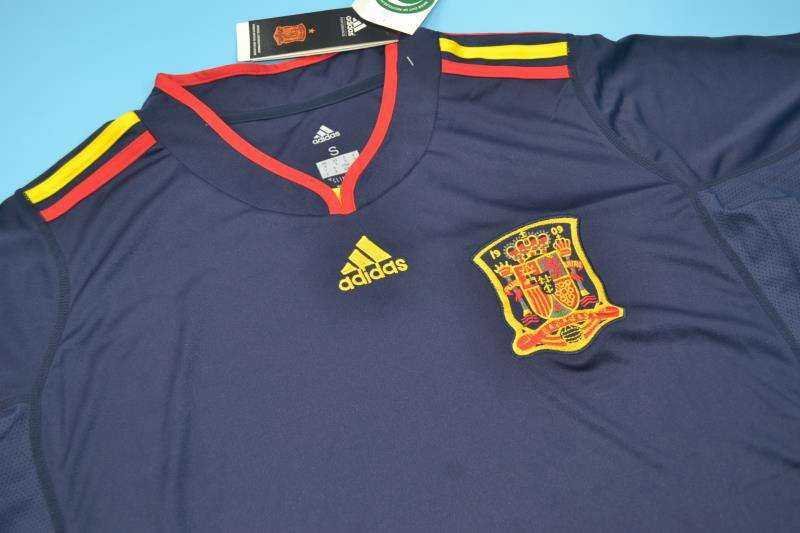 Thailand Quality(AAA) 2010 Spain Away Retro Soccer Jersey