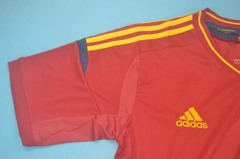 Thailand Quality(AAA) 2012 Spain Home Retro Soccer Jersey