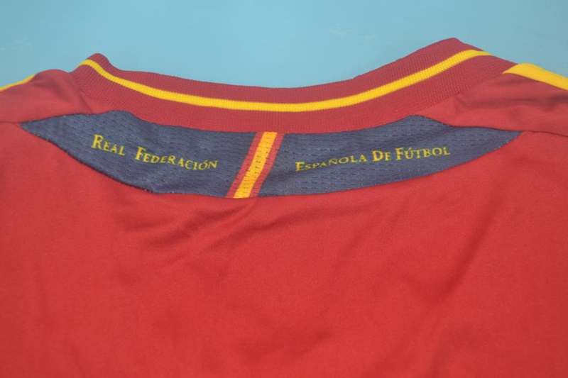 Thailand Quality(AAA) 2012 Spain Home Retro Soccer Jersey