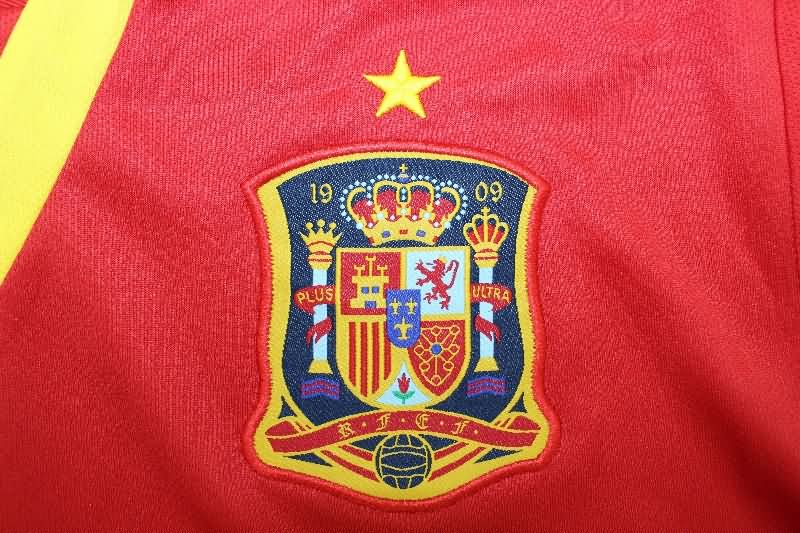 Thailand Quality(AAA) 2013 Spain Home Retro Soccer Jersey