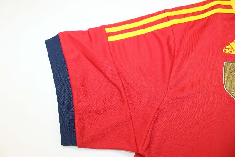 Thailand Quality(AAA) 2013 Spain Home Retro Soccer Jersey