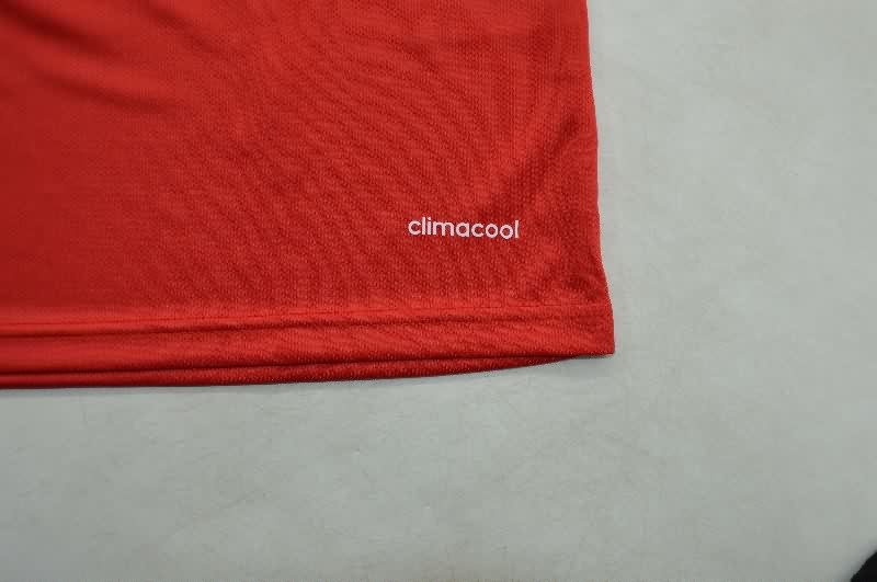 Thailand Quality(AAA) 2013 Spain Home Long Sleeve Retro Soccer Jersey