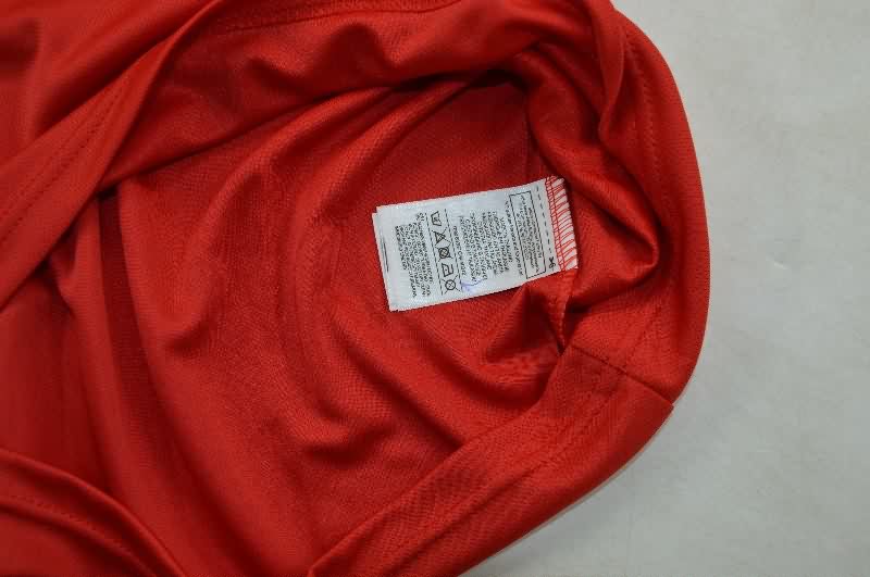 Thailand Quality(AAA) 2013 Spain Home Long Sleeve Retro Soccer Jersey