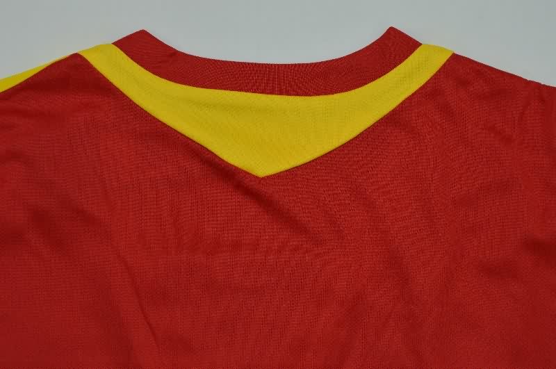 Thailand Quality(AAA) 2013 Spain Home Long Sleeve Retro Soccer Jersey