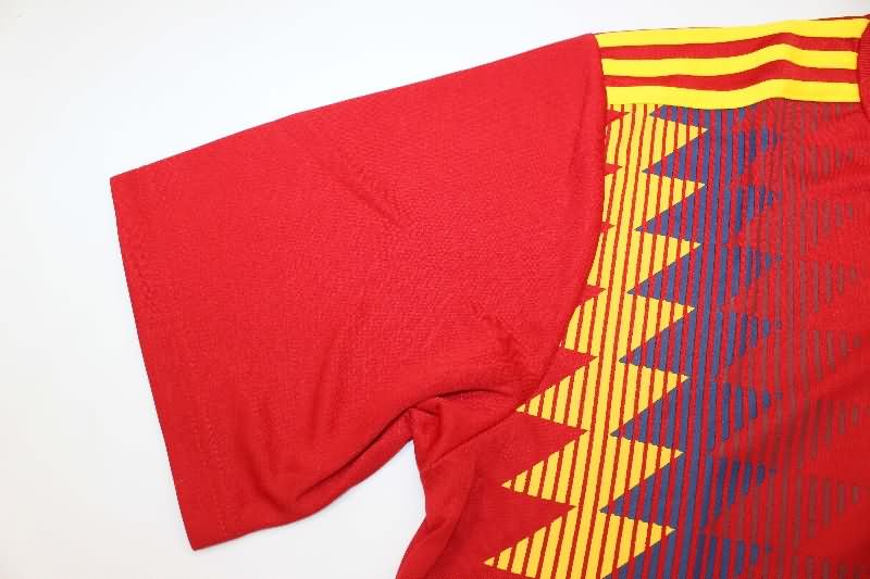 Thailand Quality(AAA) 2018 Spain Home Retro Soccer Jersey