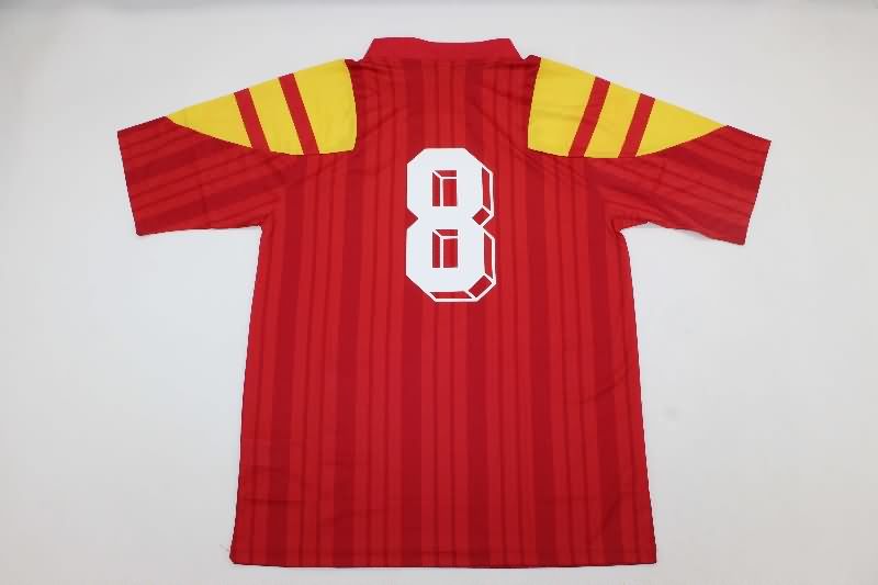 Thailand Quality(AAA) 1992/94 Spain Home Retro Soccer Jersey