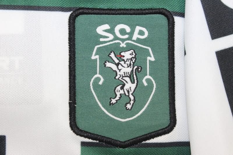 Thailand Quality(AAA) 2000/01 Sporting Lisbon Home Retro Soccer Jersey
