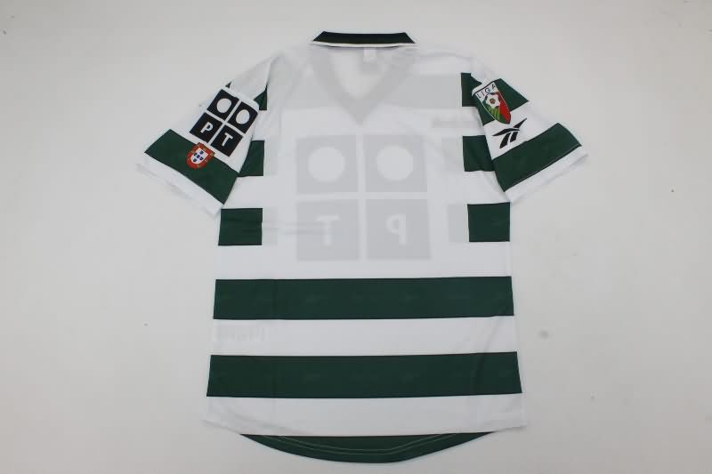 Thailand Quality(AAA) 2000/01 Sporting Lisbon Home Retro Soccer Jersey
