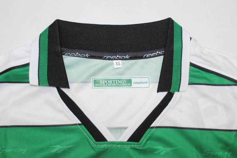 Thailand Quality(AAA) 2001/02 Sporting Lisbon Home Retro Soccer Jersey