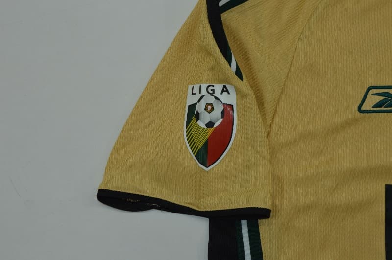 Thailand Quality(AAA) 2003/04 Sporting Lisbon Away Retro Soccer Jersey