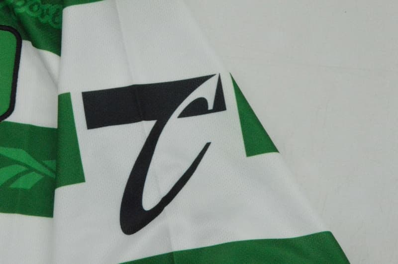 Thailand Quality(AAA) 1999/00 Sporting Lisbon Home Retro Soccer Jersey