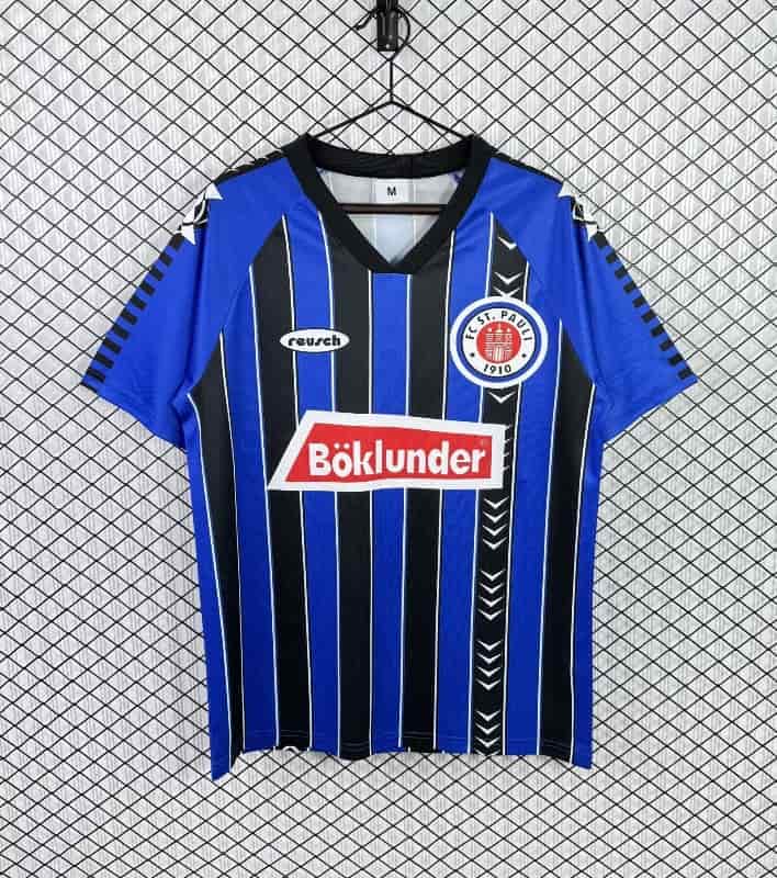 Thailand Quality(AAA) 1996/97 St Pauli Away Retro Soccer Jersey