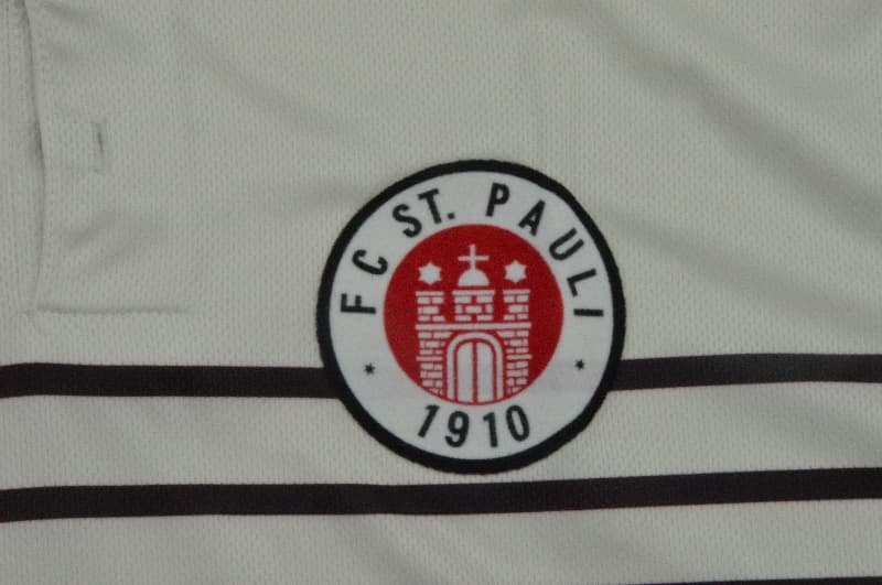 Thailand Quality(AAA) 1997/98 St Pauli Home Retro Long Sleeve Soccer Jersey