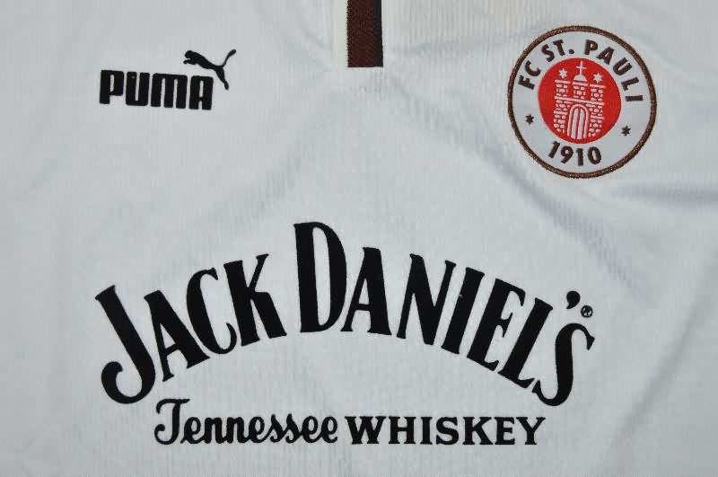 Thailand Quality(AAA) 1999/00 St Pauli Home Retro Long Sleeve Soccer Jersey
