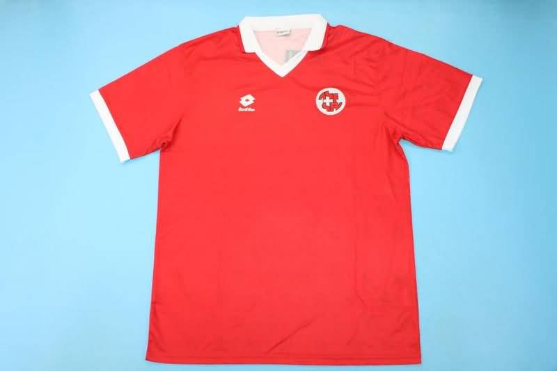 Thailand Quality(AAA) 1994/96 Switzerland Retro Home Soccer Jersey