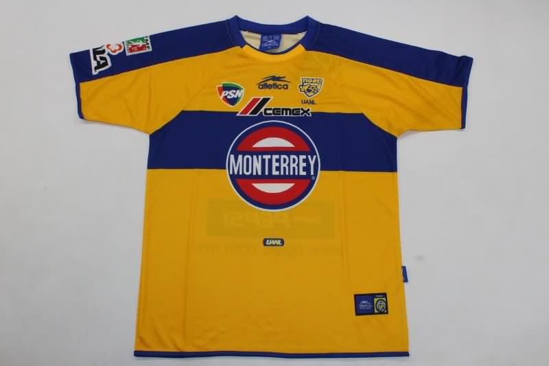 Thailand Quality(AAA) 2001/02 Tigres UANL Home Retro Soccer Jersey