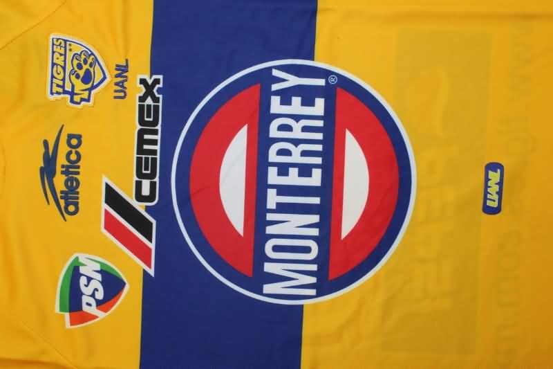 Thailand Quality(AAA) 2001/02 Tigres UANL Home Retro Soccer Jersey