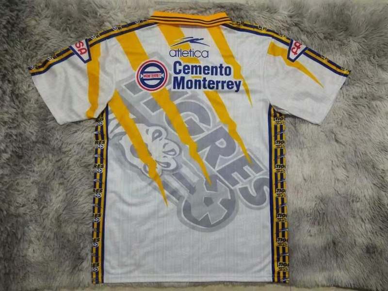 Thailand Quality(AAA) 1997/98 Tigres UANL Away Retro Soccer Jersey