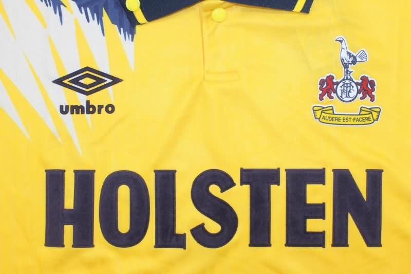 Thailand Quality(AAA) 1992/95 Tottenham Hotspur Away Retro Soccer Jersey