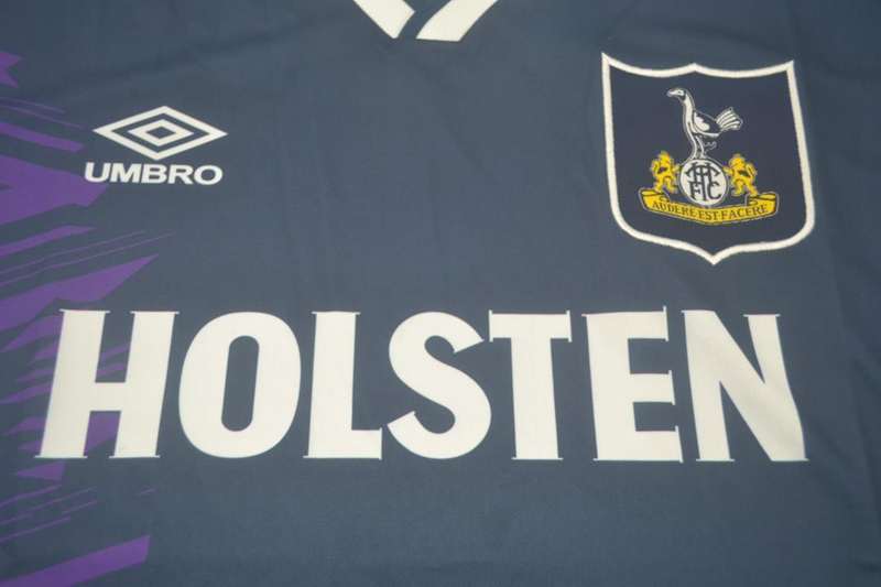 Thailand Quality(AAA) 1994/95 Tottenham Hotspur Away Retro Soccer Jersey