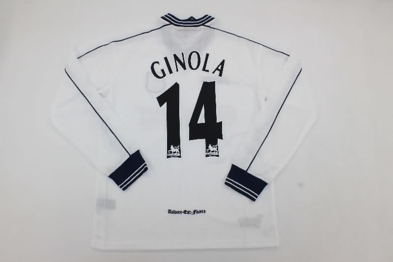 Thailand Quality(AAA) 1997/99 Tottenham Hotspur Home Long Sleeve Retro Soccer Jersey