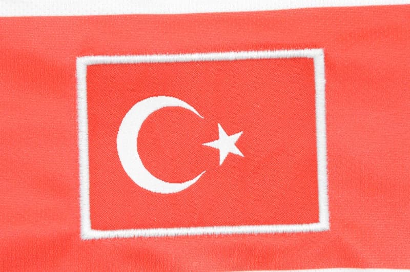 Thailand Quality(AAA) 2002 Turkey Away Retro Soccer Jersey