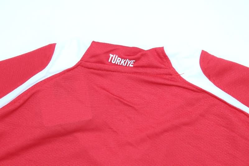 Thailand Quality(AAA) 2008 Turkey Home Retro Soccer Jersey