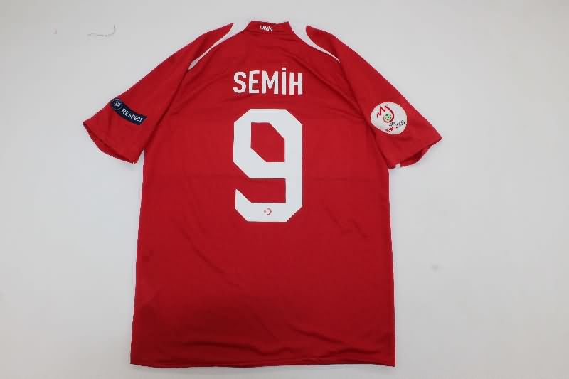 Thailand Quality(AAA) 2008 Turkey Home Retro Soccer Jersey