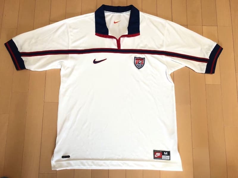 Thailand Quality(AAA) 1998 USA Home Retro Soccer Jersey
