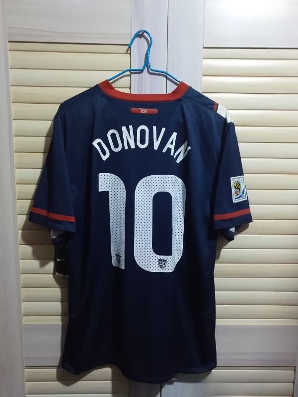 Thailand Quality(AAA) 2010 USA Away Retro Soccer Jersey