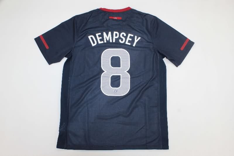Thailand Quality(AAA) 2010 USA Away Retro Soccer Jersey