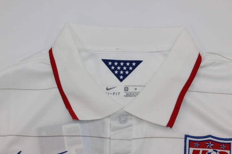 Thailand Quality(AAA) 2014 USA Home Retro Soccer Jersey