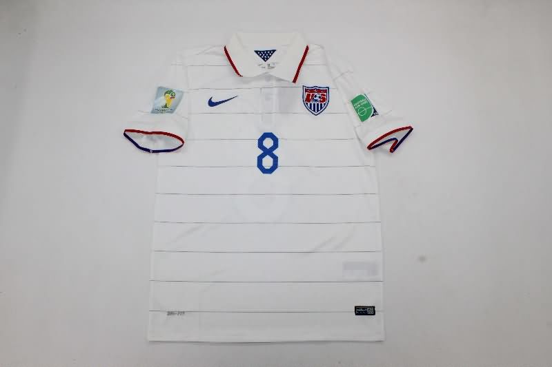 Thailand Quality(AAA) 2014 USA Home Retro Soccer Jersey