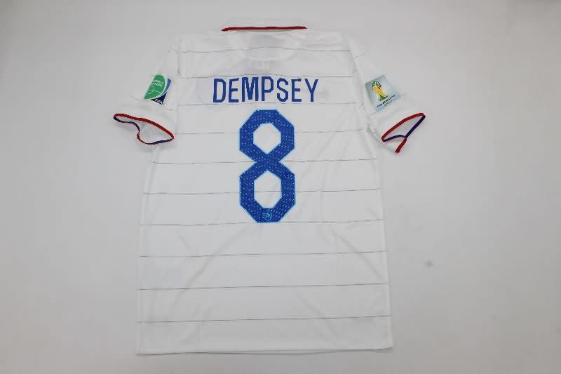 Thailand Quality(AAA) 2014 USA Home Retro Soccer Jersey