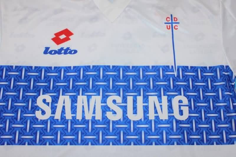 Thailand Quality(AAA) 1996 Universidad Catolica Home Long Slevee Retro Soccer Jersey