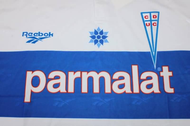 Thailand Quality(AAA) 1998/99 Universidad Catolica Home Long Slevee Retro Soccer Jersey