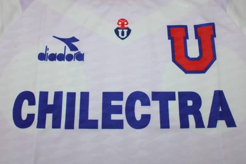 Thailand Quality(AAA) 1996 Universidad Chile Away Long Sleeve Retro Soccer Jersey