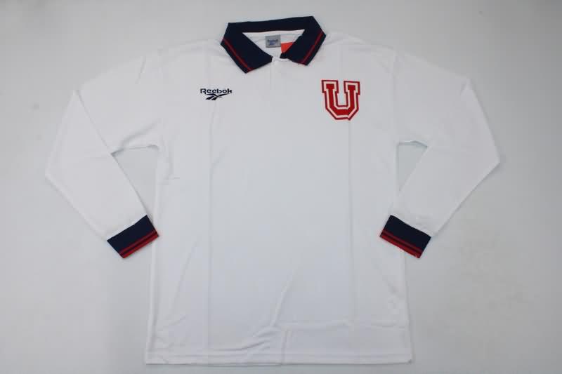 Thailand Quality(AAA) 1998 Universidad Chile Away Long Slevee Retro Soccer Jersey