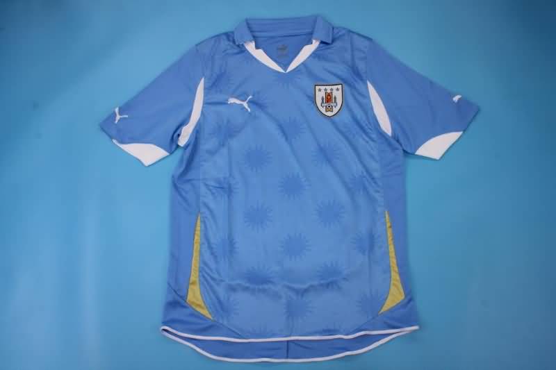 Thailand Quality(AAA) 2010/11 Uruguay Home Retro Soccer Jersey