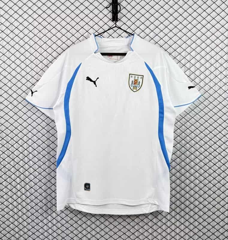 Thailand Quality(AAA) 2010 Uruguay Away Retro Soccer Jersey