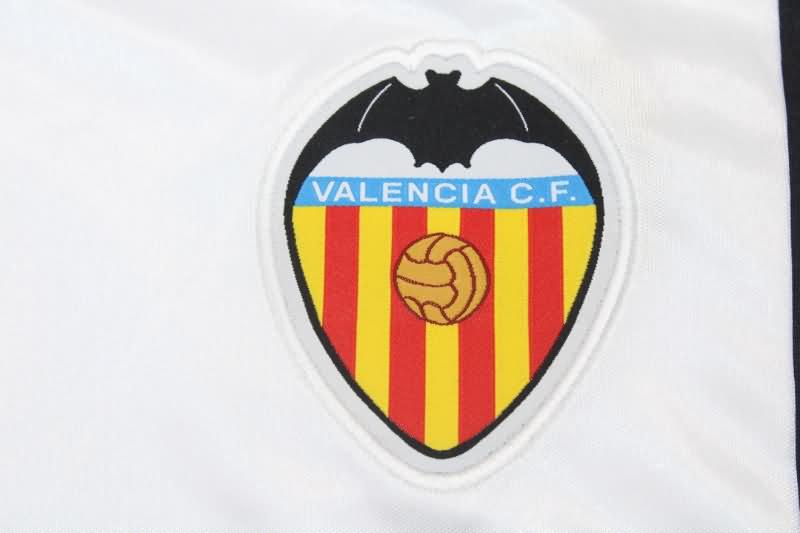 Thailand Quality(AAA) 2000/01 Valencia Home Retro Soccer Jersey