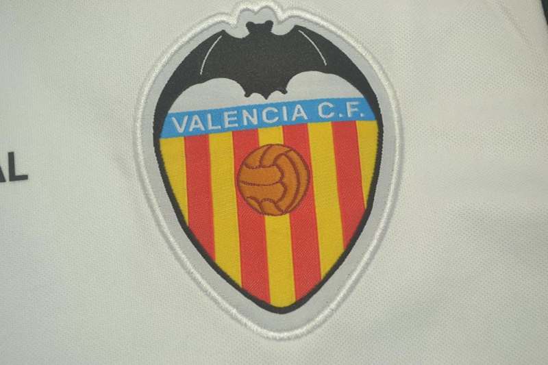 Thailand Quality(AAA) 2003/04 Valencia Home Retro Soccer Jersey