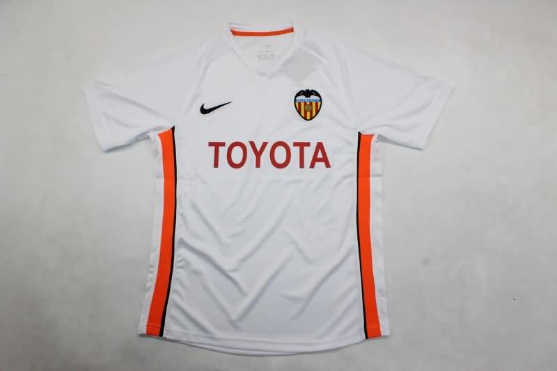 Thailand Quality(AAA) 2006/07 Valencia Home Retro Soccer Jersey