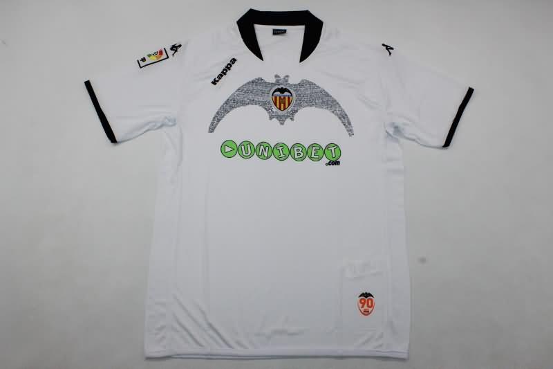 Thailand Quality(AAA) 2009/10 Valencia Home Retro Soccer Jersey