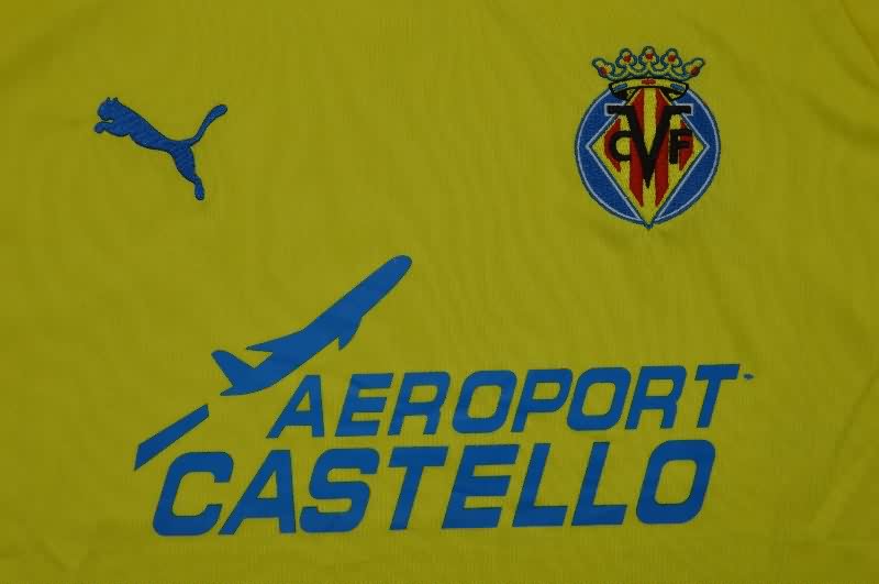 Thailand Quality(AAA) 2008/09 Villarreal Home Retro Soccer Jersey