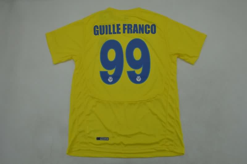Thailand Quality(AAA) 2008/09 Villarreal Home Retro Soccer Jersey