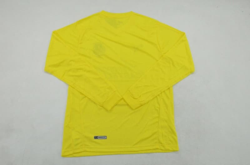 Thailand Quality(AAA) 2008/09 Villarreal Home Long Sleeve Retro Soccer Jersey