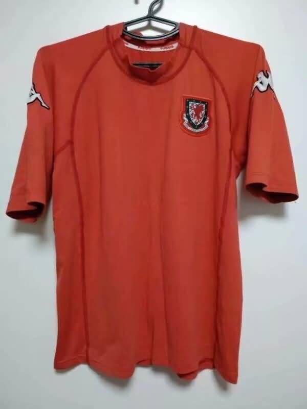 Thailand Quality(AAA) 2002 Wales Home Retro Soccer Jersey